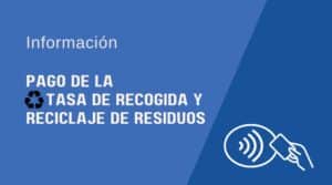Cartel de la Tasa de Recogida y Reciclaje de Velilla.