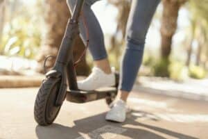 Imagen de un patinete eléctrico