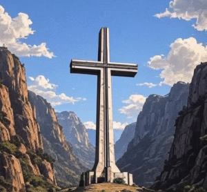 Recreación de la Cruz de los Caídos